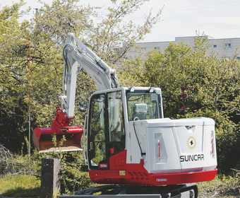 Suncar Elektromobilität Bagger und Lader