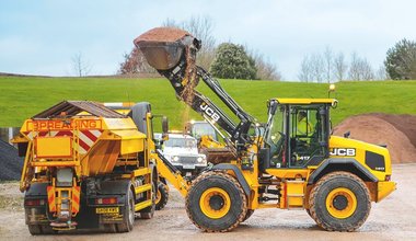 JCB Radlader Bagger und Lader